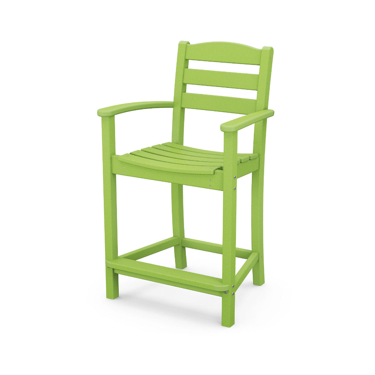 POLYWOOD La Casa Cafe Counter Arm Chair