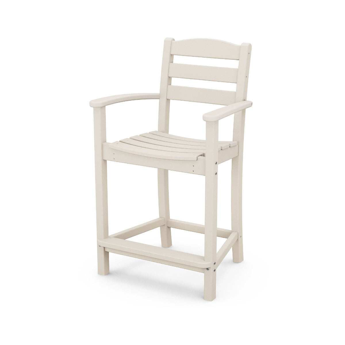 POLYWOOD La Casa Cafe Counter Arm Chair