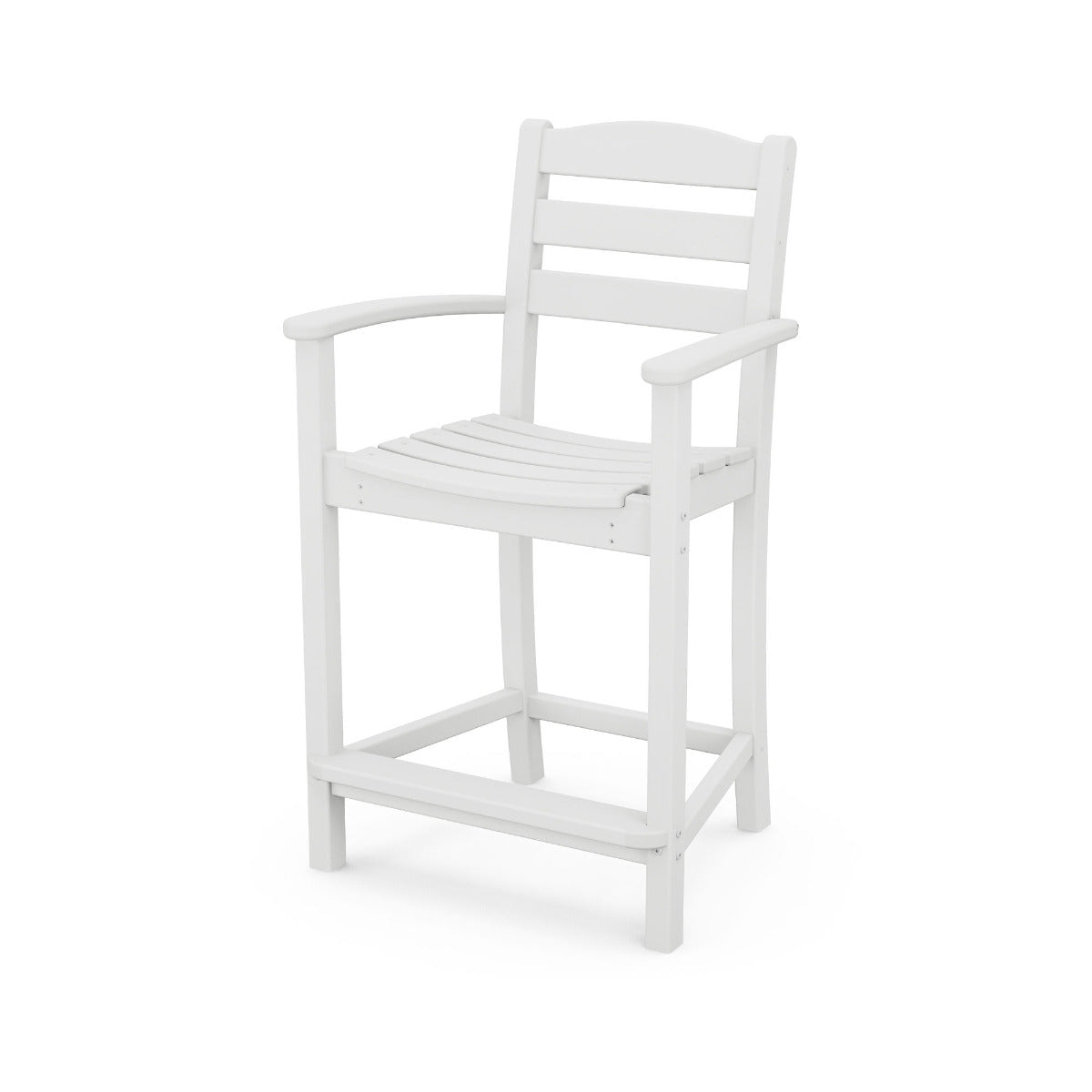 POLYWOOD La Casa Cafe Counter Arm Chair