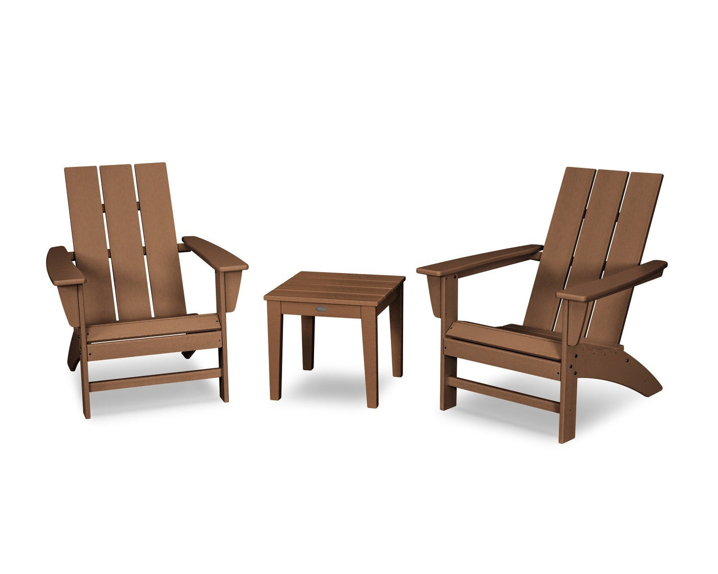 POLYWOOD Modern Adirondack 3-Piece Set