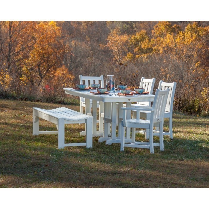 POLYWOOD Traditional Garden 48" Backless Bench