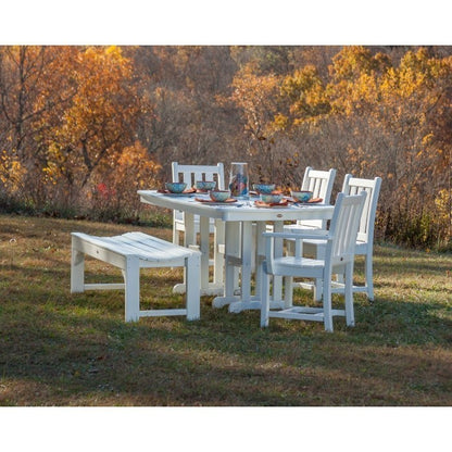 POLYWOOD Traditional Garden 48" Backless Bench