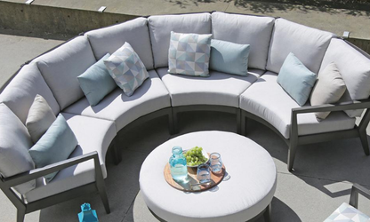 Lucia Curved Wedge Sofa Lifestyle