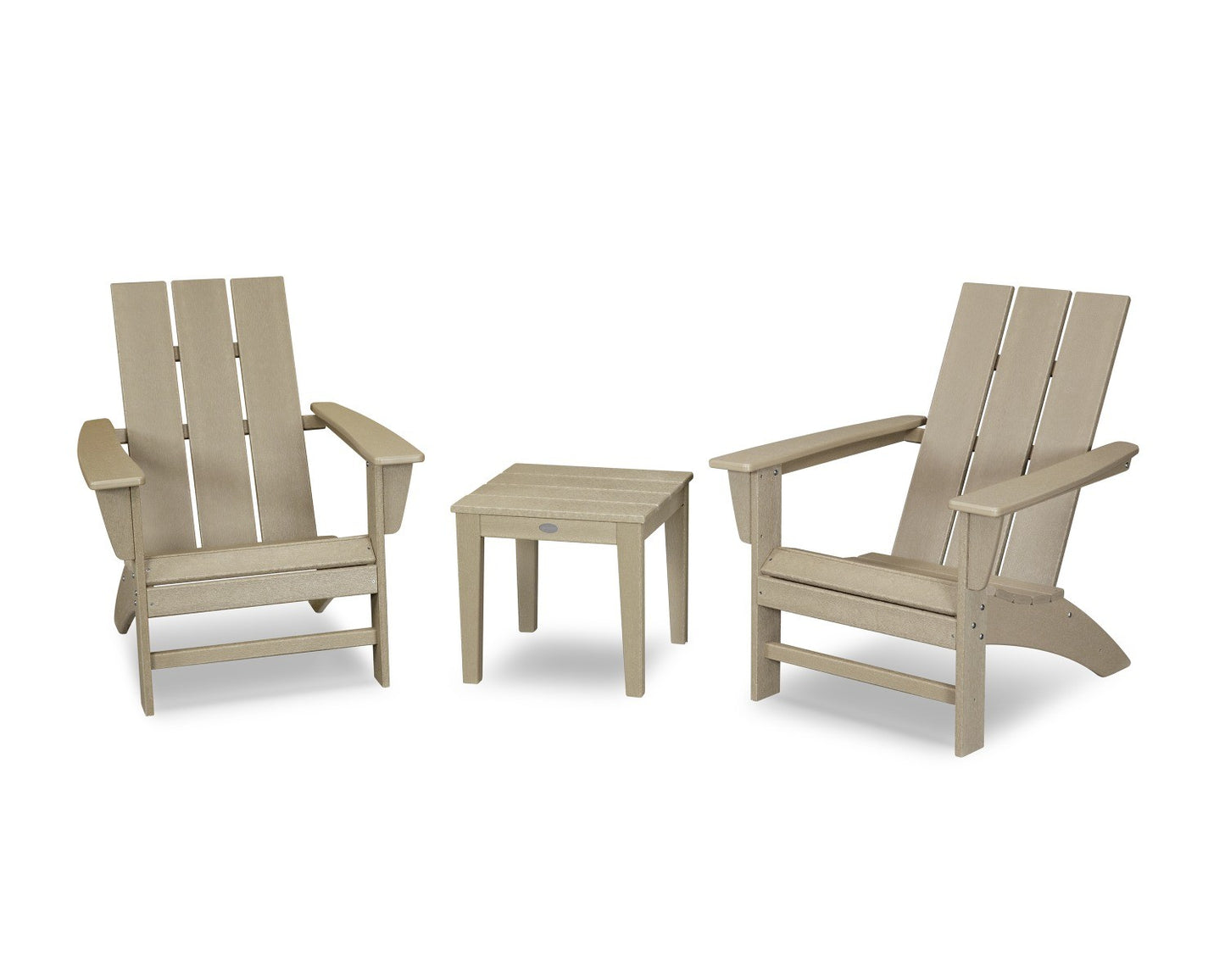 POLYWOOD Modern Adirondack 3-Piece Set