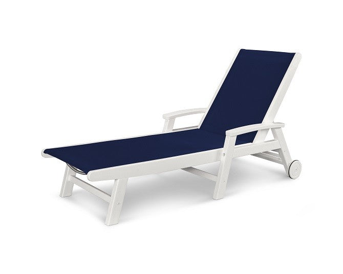 White Frame and Navy Blue Sling